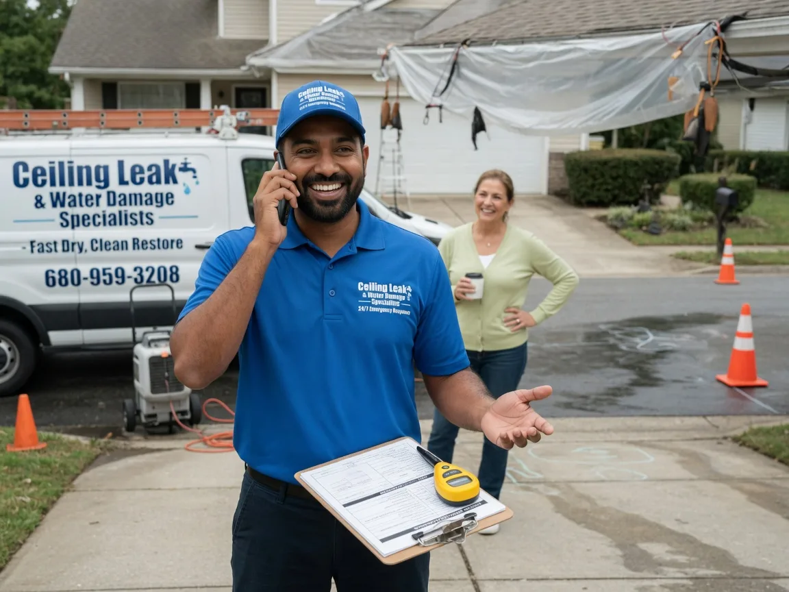 Ceiling Leak Cleanup Elwood, IN FAQs